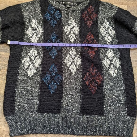 VINTAGE dad grandpa wool blend knit sweater - Picture 5 of 8